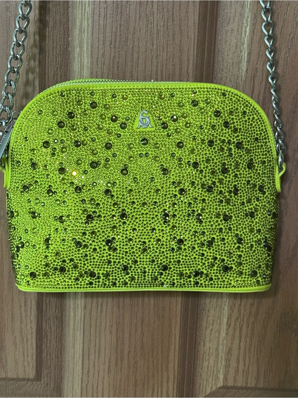 STEVE MADDEN DOME STYLE CROSSBODY W/ CRYSTALS